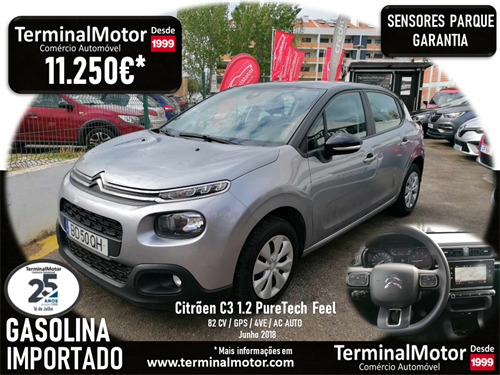 Carro usado Citroën C3 1.2 PureTech Feel Gasolina