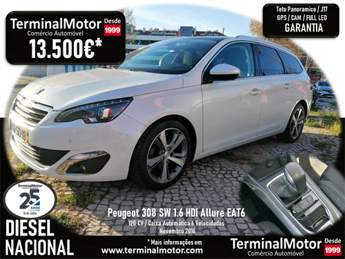 Carro usado Peugeot 308 SW 1.6 HDI Allure J17 EAT6 Diesel