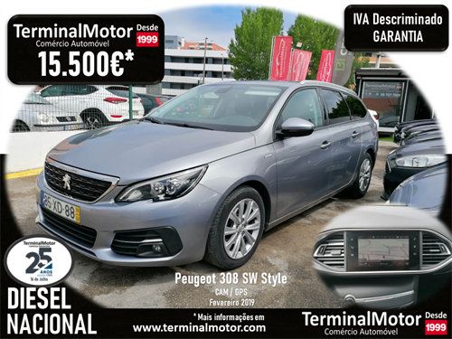 Carro usado Peugeot 308 SW 1.5 BlueHDI Style Diesel