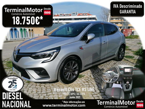 Carro usado Renault Clio 1.0 TCE RS LINE Gasolina