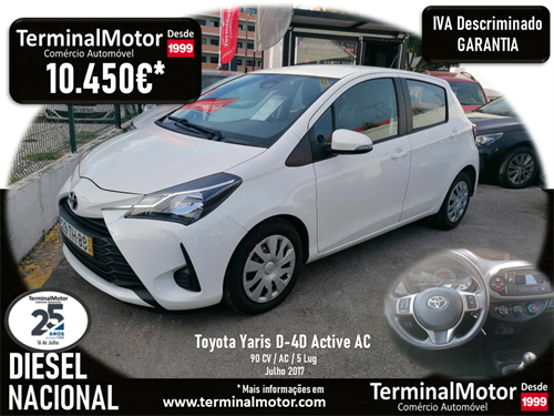 Carro usado Toyota Yaris 1.4D-4D ACTIVE AC Diesel