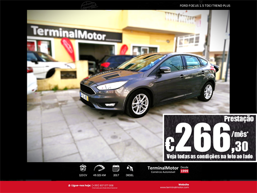 Carro usado Ford Focus 1.5 TDCi Trend+ Diesel