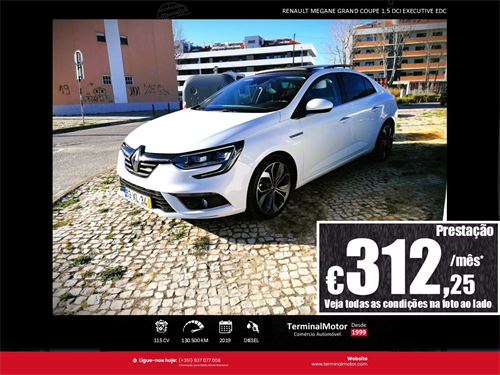 Carro usado Renault Mégane Grand Coupe 1.5 DCI Executive EDC Diesel